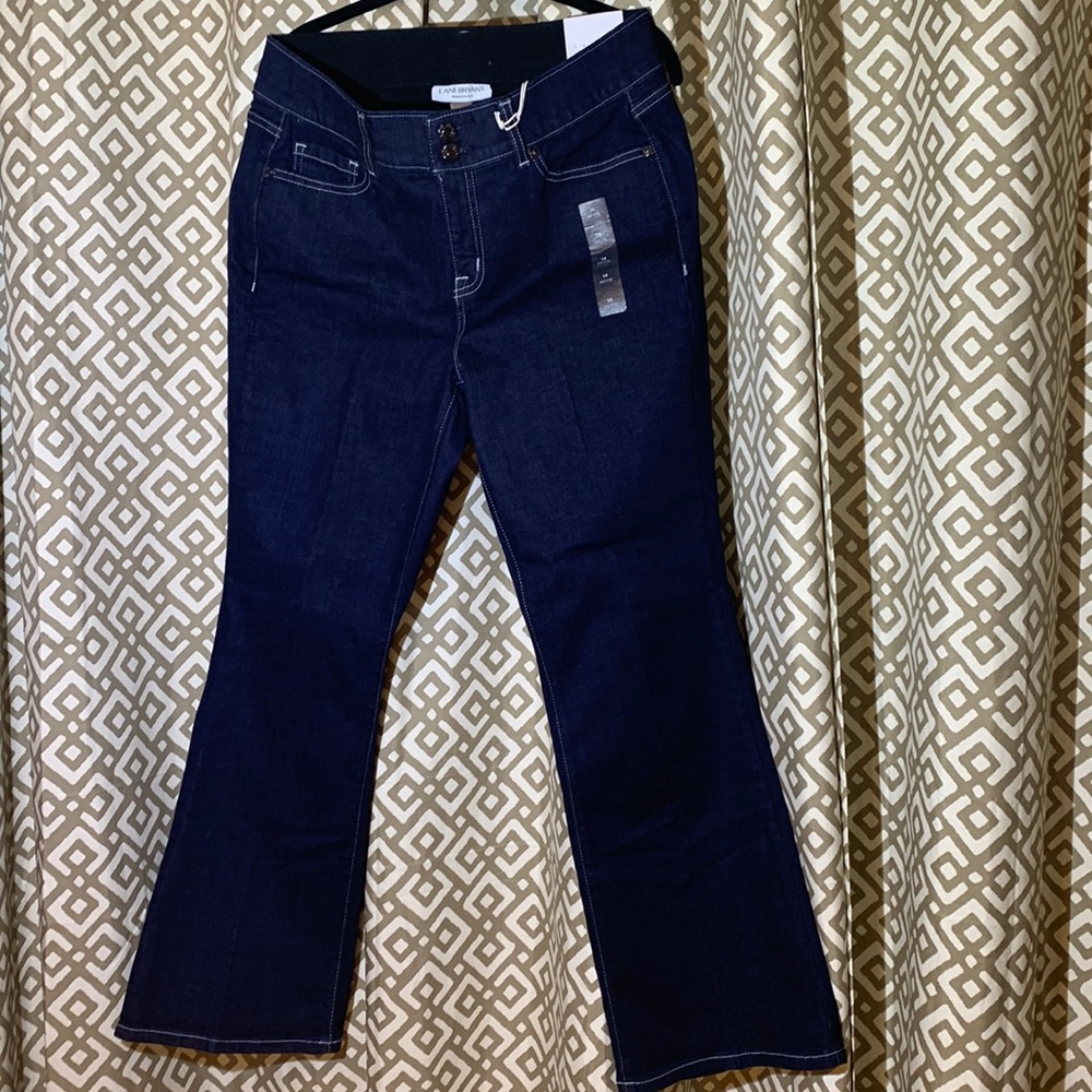 NWT Lane Bryant High Rise Essential Stretch Bootcut Jeans size 14 petite